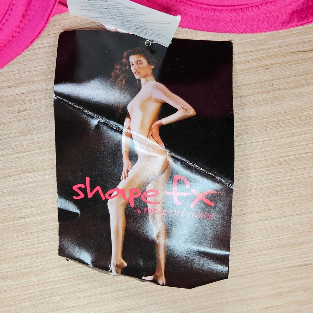 Shape FX by‎ Newport News Pink Full Coverage Bra Size 36C Adjustable Straps NEW